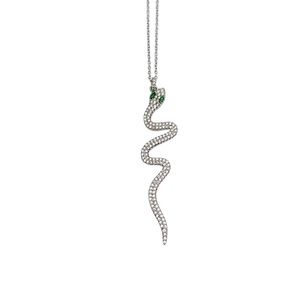 Taylor Swift Reputation Snake Sterling Silver Necklace